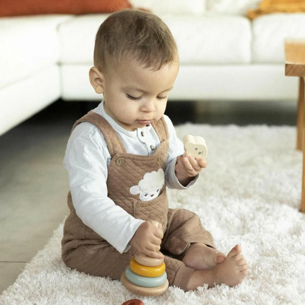 Outlet Pyramide à empiler en bois Jouet À Empiler