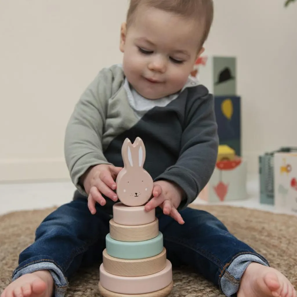 Pyramide à empiler Mrs. Rabbit Jouet À Empiler