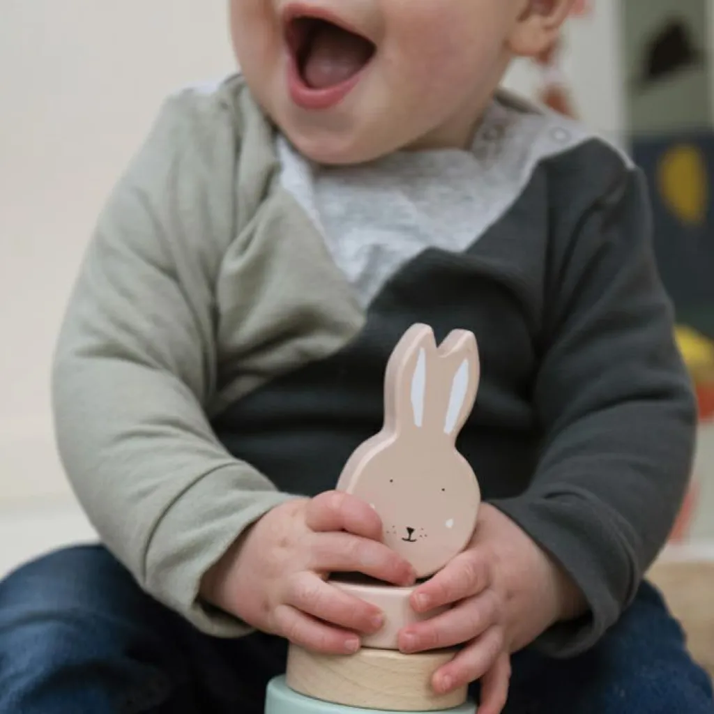 Pyramide à empiler Mrs. Rabbit Jouet À Empiler