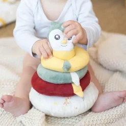 Sale Pyramide empilable en tissu Cache-cache en forêt Jouet À Empiler