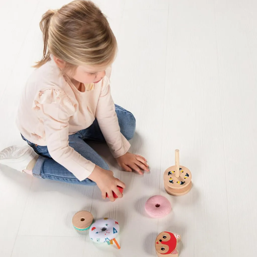 Outlet Pyramide en bois Alice la renarde Jouet À Empiler