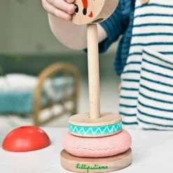 Outlet Pyramide en bois Alice la renarde Jouet À Empiler