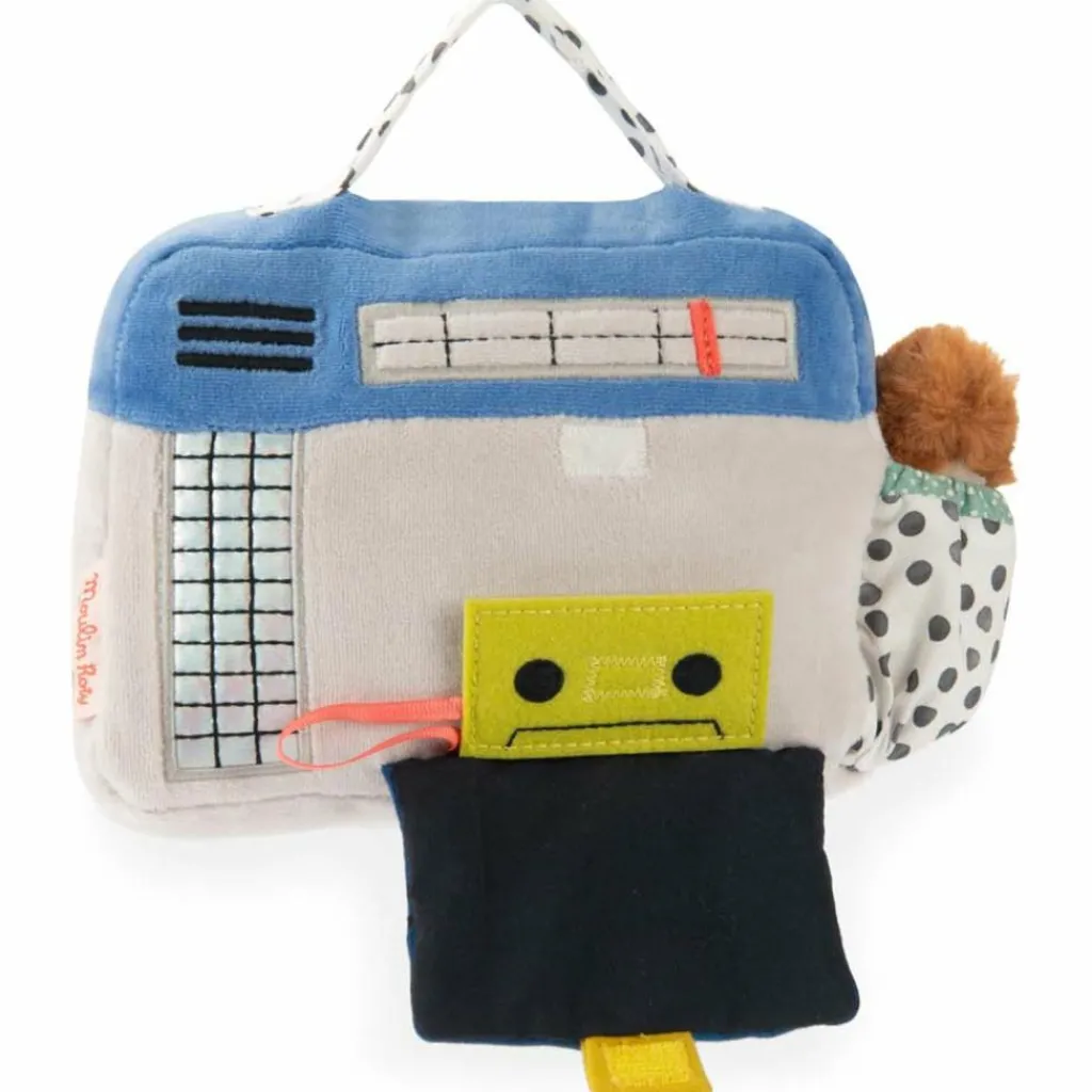 New Radio cassette musical Puce et Pilou (22 cm) Peluche D'Activités
