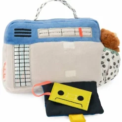 New Radio cassette musical Puce et Pilou (22 cm) Peluche D'Activités
