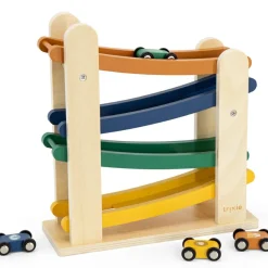 Online Rampe de course en bois avec 4 voitures Petites Voitures, Véhicules Et Circuits