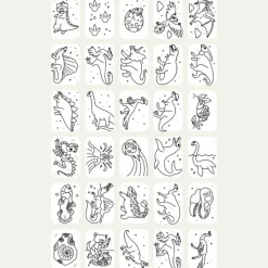 New Recharge KIDYDRAW-MINI Thème : Galaxy et Dinosaures Dessin Et Peinture