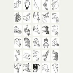 New Recharge KIDYDRAW-MINI Thème : Pirates Princesses et Animaux Sauvages Dessin Et Peinture