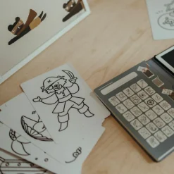 New Recharge KIDYDRAW-MINI Thème : Pirates Princesses et Animaux Sauvages Dessin Et Peinture