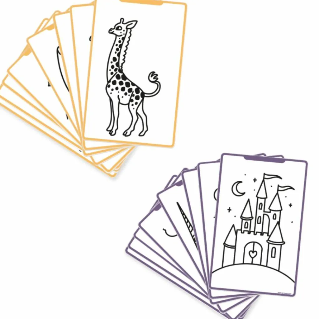 Online Recharge KIDYDRAW-MINI Thème : Once Upon a Time et Animaux Dessin Et Peinture