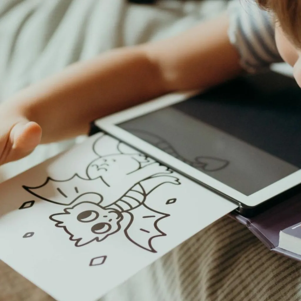 Online Recharge KIDYDRAW-MINI Thème : Once Upon a Time et Animaux Dessin Et Peinture