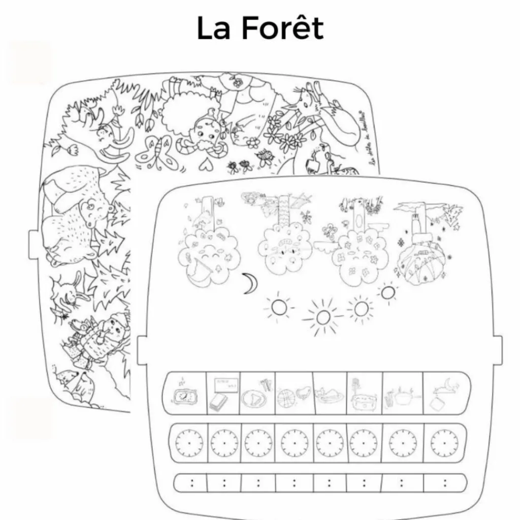 New Recharge pour Coloritable Forêt (1 pièce) Dessin Et Peinture