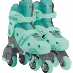 Rollers Learning Skate évolutif 2 en 1 Menthe (pointure 30-33) Skateboard Et Rollers