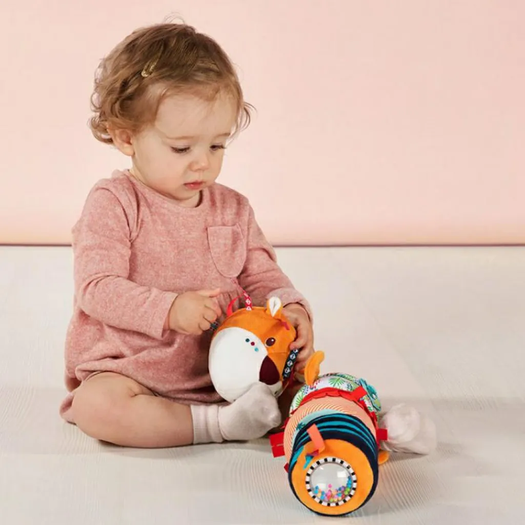 Rouleau d'activités Jack le lion Peluche D'Activités