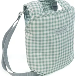 Online Sac à dos porte bébé pour poupée Tom Vichy vert Accessoires Poupée