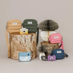 New Sac appareil photo Mini Navy Enfant Appareil Photo Enfant