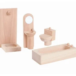 Clearance Salle de bain en bois naturel Accessoires Pour Univers De Jeu