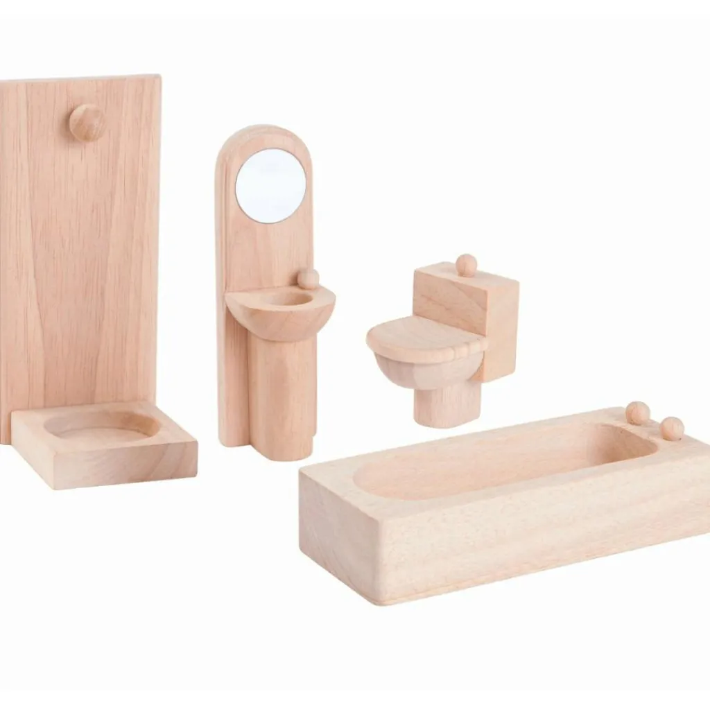 Clearance Salle de bain en bois naturel Accessoires Pour Univers De Jeu
