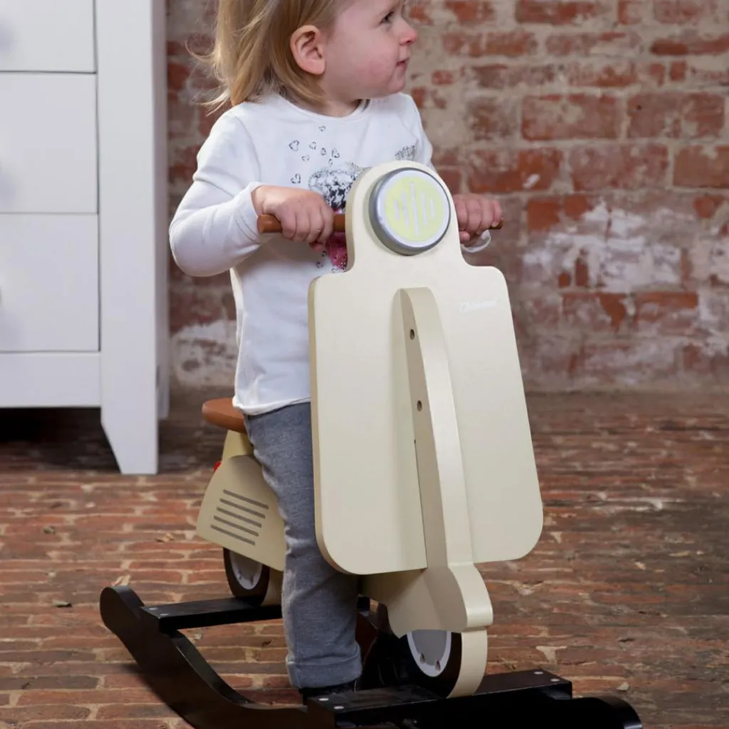 Best Scooter à bascule crème Jouet À Bascule