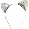 Clearance Serre tête Chat Argent Accessoires De Déguisement