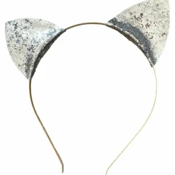 Clearance Serre tête Chat Argent Accessoires De Déguisement