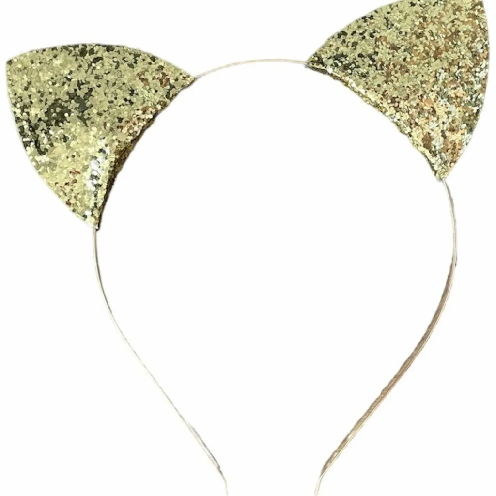 Outlet Serre tête Chat Or Accessoires De Déguisement