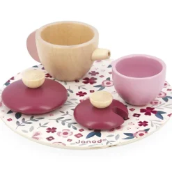 Clearance Service à thé en bois Twist Dînette Et Aliments Factices