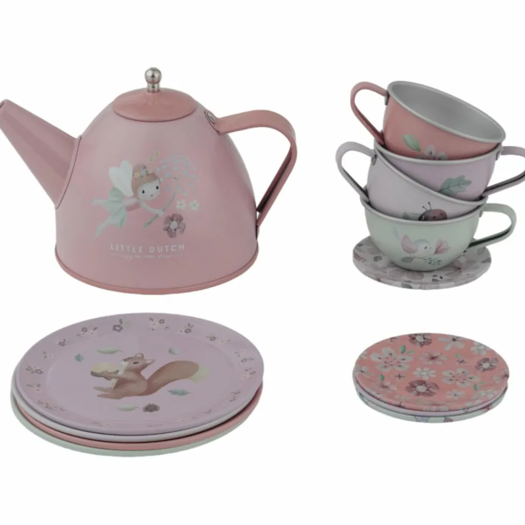 New Service à thé Fairy Garden Dînette Et Aliments Factices