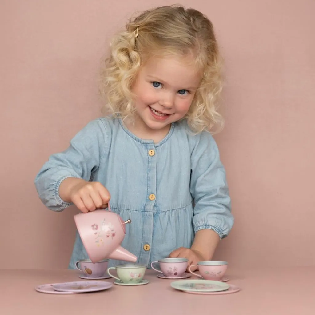 New Service à thé Fairy Garden Dînette Et Aliments Factices