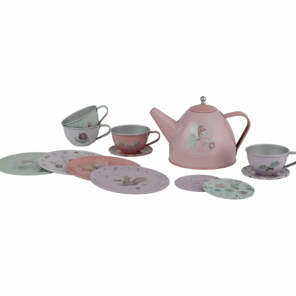 New Service à thé Fairy Garden Dînette Et Aliments Factices