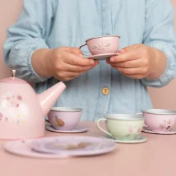 New Service à thé Fairy Garden Dînette Et Aliments Factices