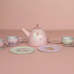 New Service à thé Fairy Garden Dînette Et Aliments Factices