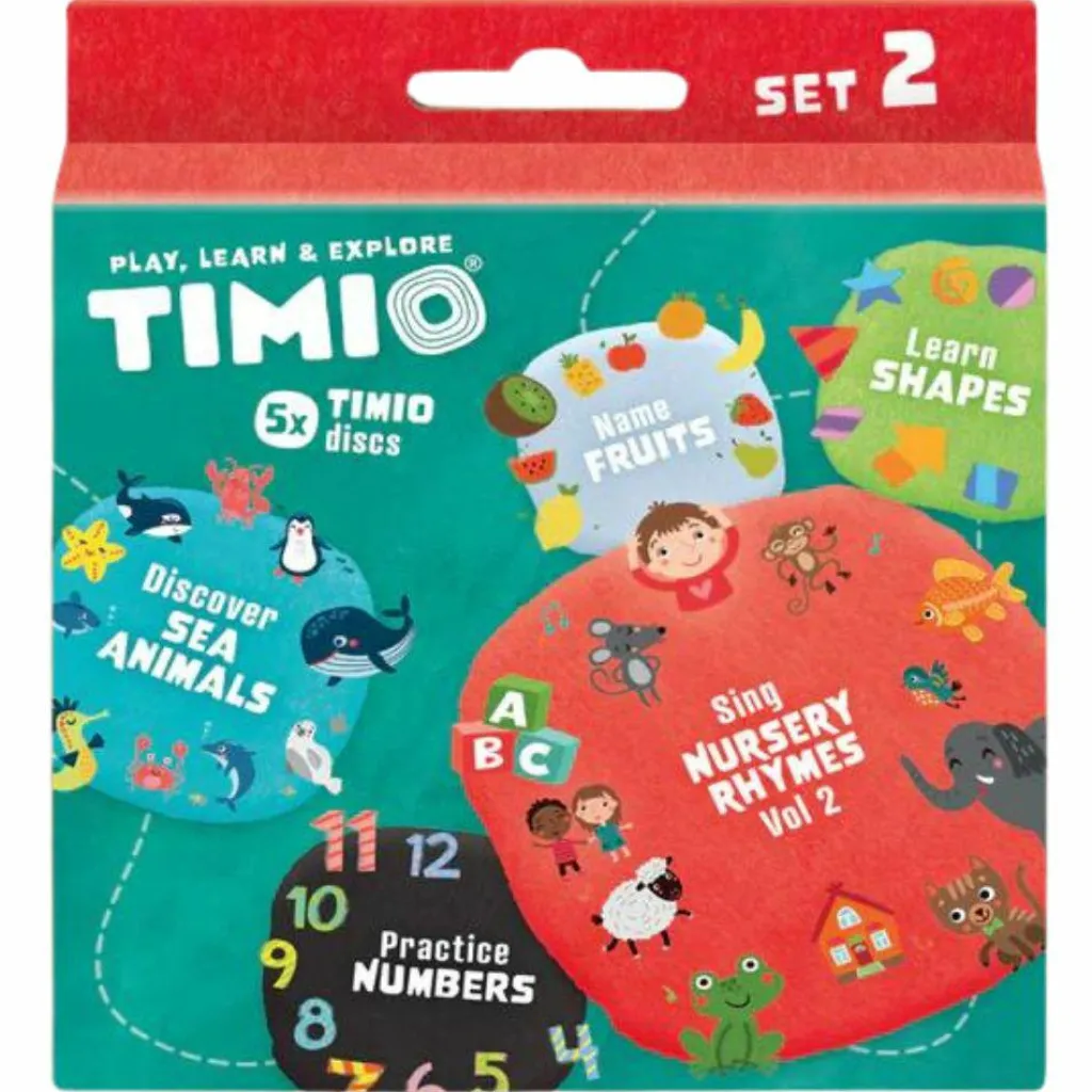 Set 2 de 5 disques pour lecteur éducatif d'audio et de musique Jouet Éducatif Électronique