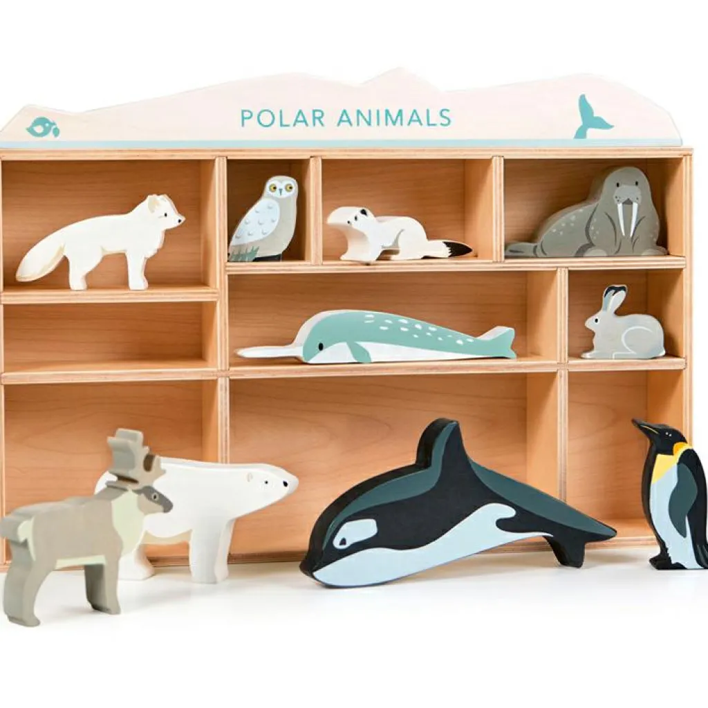 Discount Set animaux en bois Animaux polaires Maison De Poupée Et Univers De Jeu