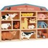Outlet Set animaux en bois Ferme Figurines De Jeu