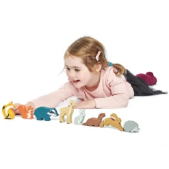Set animaux en bois Forêt Figurines De Jeu