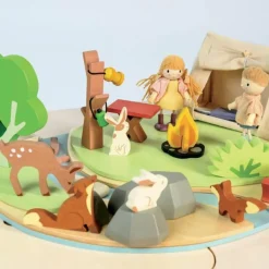 Hot Set Camping Maison De Poupée Et Univers De Jeu