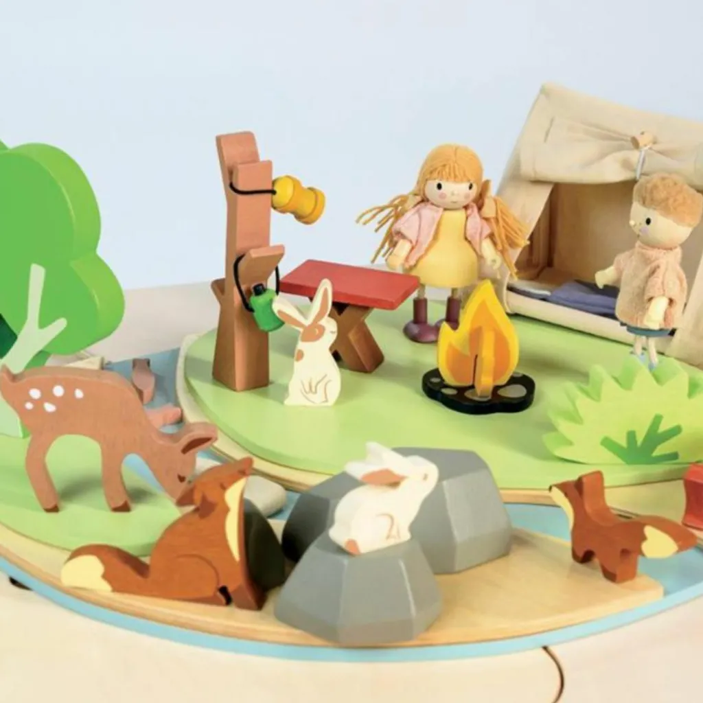 Hot Set Camping Maison De Poupée Et Univers De Jeu