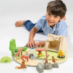 Hot Set Camping Maison De Poupée Et Univers De Jeu