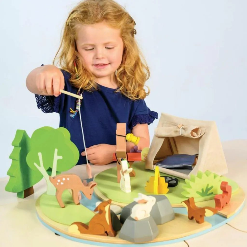 Hot Set Camping Maison De Poupée Et Univers De Jeu