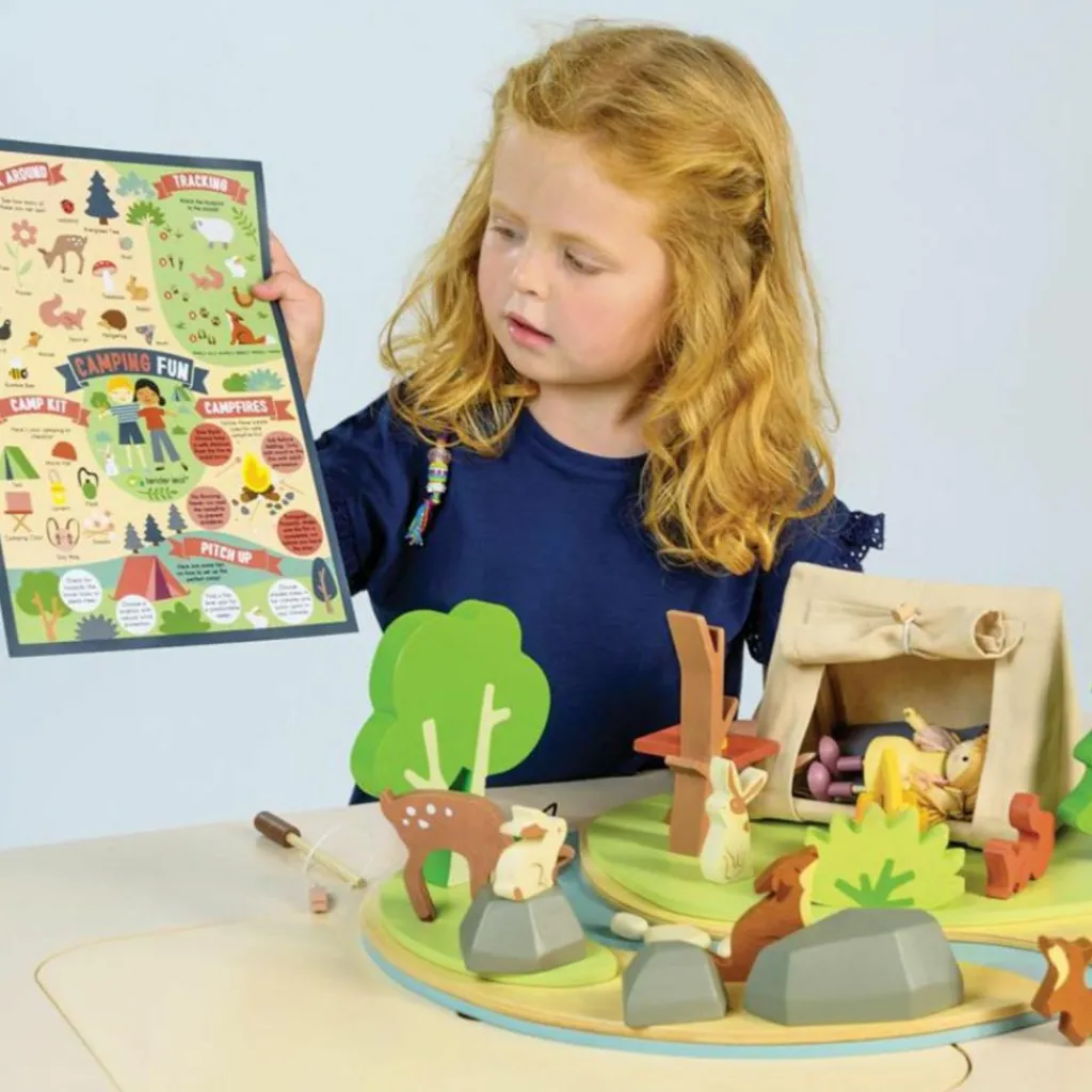 Hot Set Camping Maison De Poupée Et Univers De Jeu