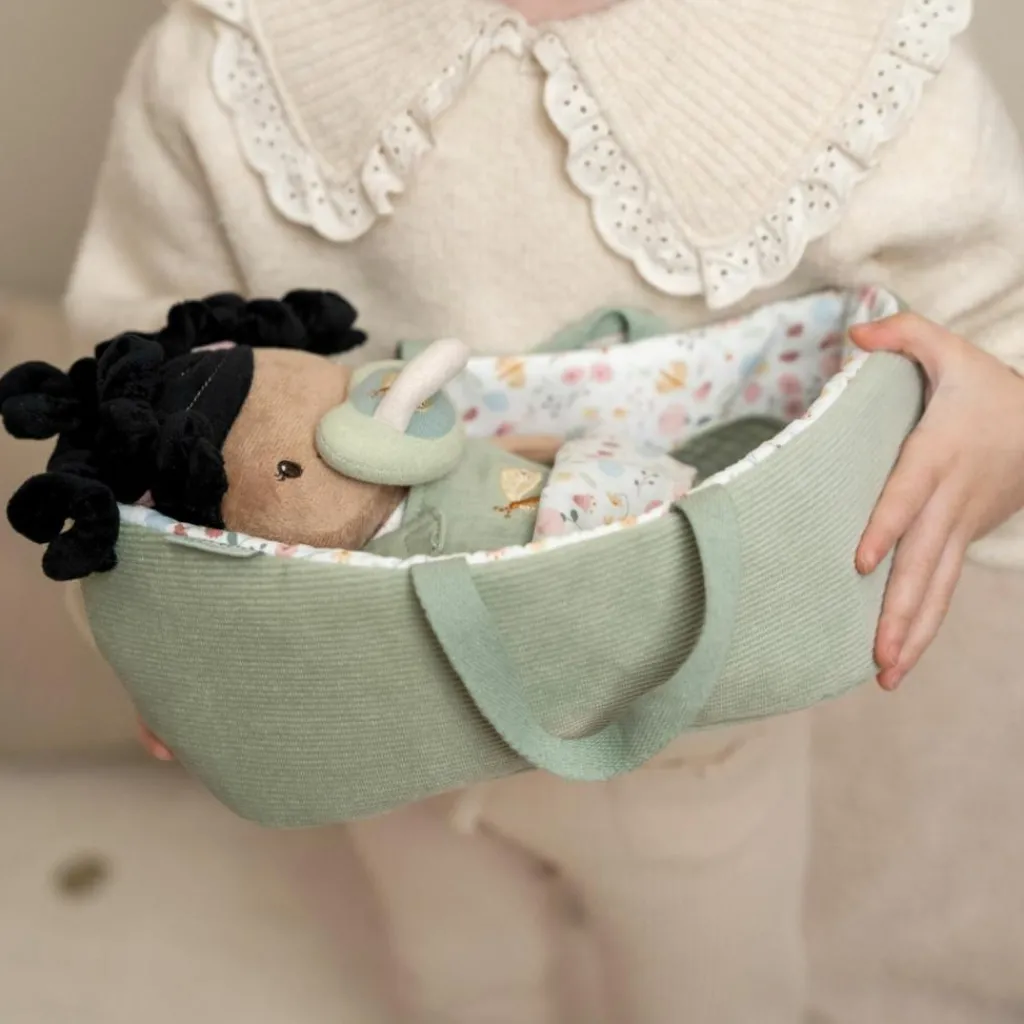 Clearance Set couffin et poupon bébé Evi Poupée / Poupon