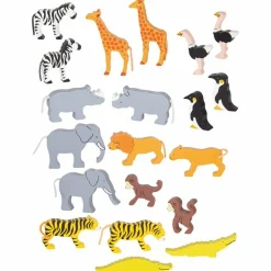 Outlet Set d'animaux d'Afrique (20 figurines) Petites Voitures, Véhicules Et Circuits