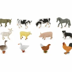 Online Set de 12 Animaux De La Ferme Figurines De Jeu