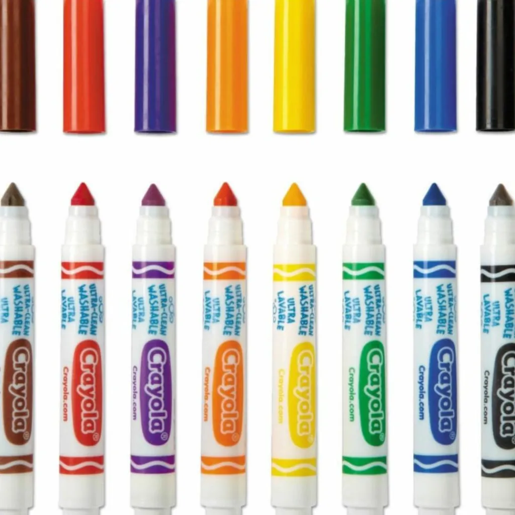 Online Set de 8 Feutres à l'eau Crayola pour Coloritable Dessin Et Peinture