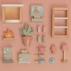 Online Set de 10 meubles pour maison de poupée Accessoires Pour Univers De Jeu