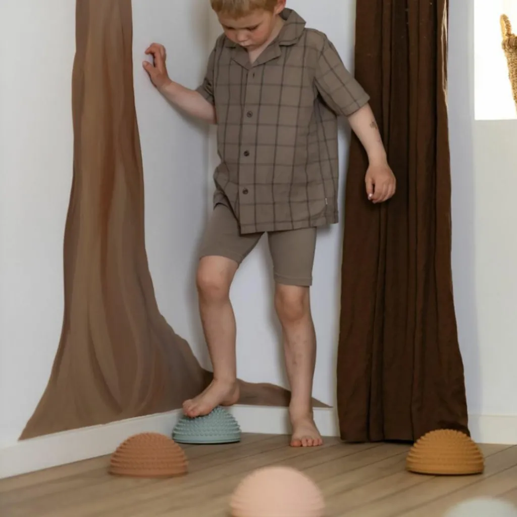 Outlet Set de 4 pierres sensorielles - Coucher De Soleil Parcours De Motricité