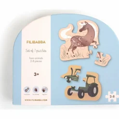 Set de 7 puzzles Animaux de la ferme Puzzle