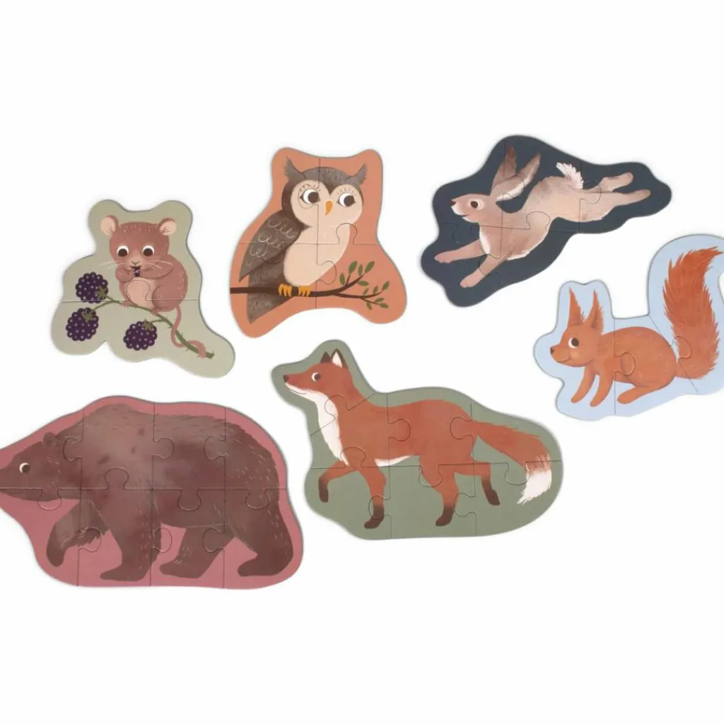 Sale Set de 7 puzzles Animaux nordiques Puzzle