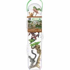 New Set de 12 Reptiles et Amphibiens (11,5 x 15 cm) Figurines De Jeu