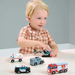 Sale Set de 5 véhicules d'urgences Petites Voitures, Véhicules Et Circuits